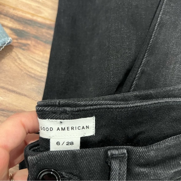 Good American Good Legs Skinny Jean Stretch Black - Picture 7 of 8